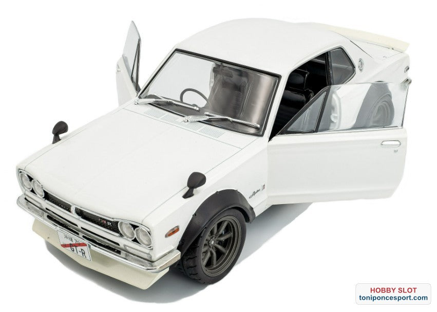Nissan Skyline (C10) Hakosuka SOLIDO WORKS Blanco Perla 1970