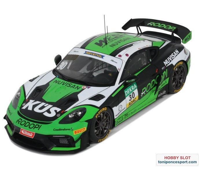 PORSCHE CAYMAN 718 GT4 RS CLUBSPORT BLACK #30 ADAC GT4 2023