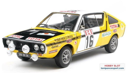 Renault 17 Ph.1 Nº23 Prive/Tilbert Rally de Marruecos WRC 1976