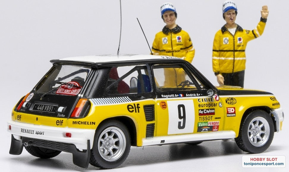 Renault 5 Turbo #9 Winner Rally Montecarlo de 1981 J.Ragnotti / J.M.Andre.