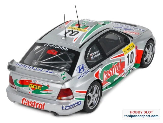 HYUNDAI ACCENT WRC GREY #10 RALLY MONTE CARLO 2001