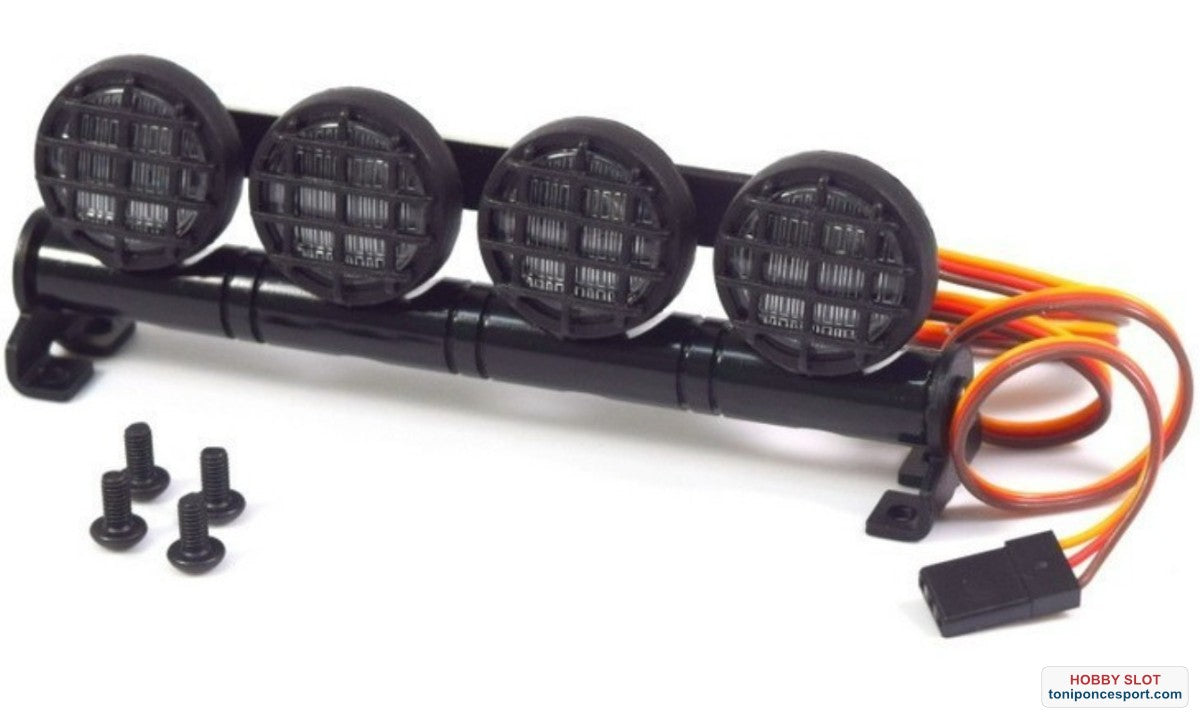 Barra de luz multifunción redonda de 105 mm.