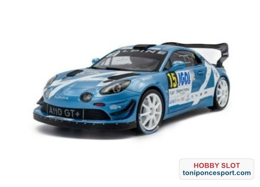 ALPINE A110 RGT Nº15 RALLY MONT BLANC 2024 R. ASTIER / D. GIRAUDET