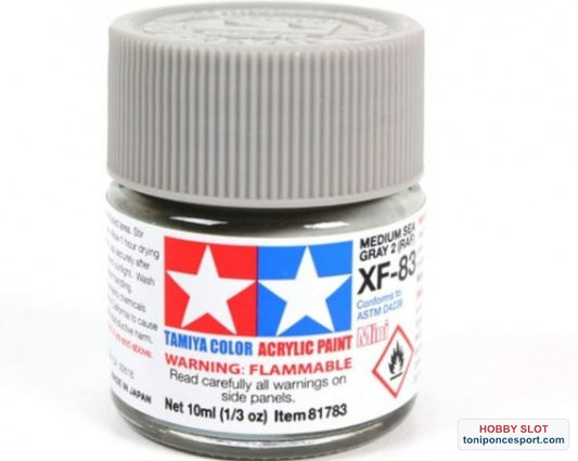 Pintura ACRILICO MINI XF-83 GRIS MAR MEDIO 2 RAF MATE