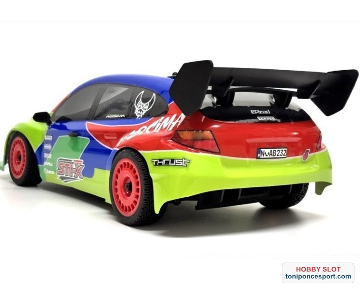 Coche EP Rally "STi-X" brushless 4WD RTR 1/10