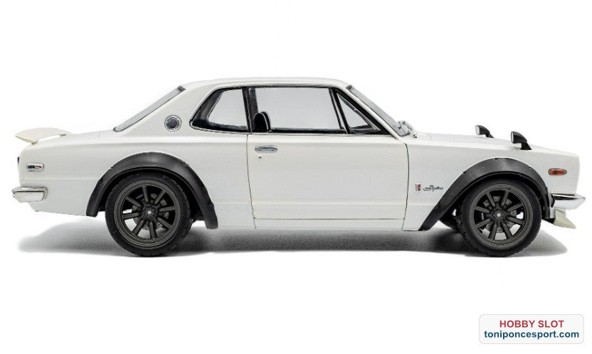 Nissan Skyline (C10) Hakosuka SOLIDO WORKS Blanco Perla 1970