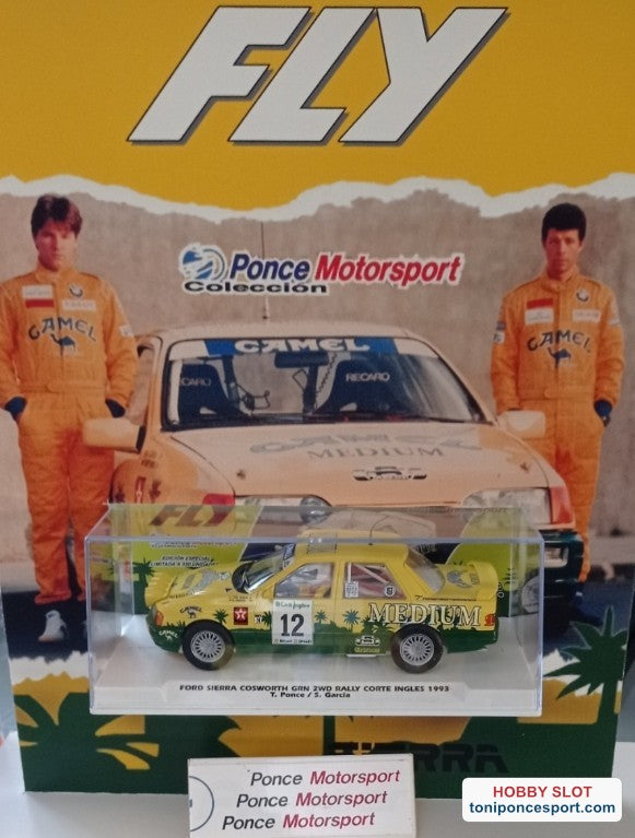 Ford Sierra Cosworth Rallye El Corte Ingles 1992 Toñi Ponce - S. Garcia. (Parrilla FAROS)