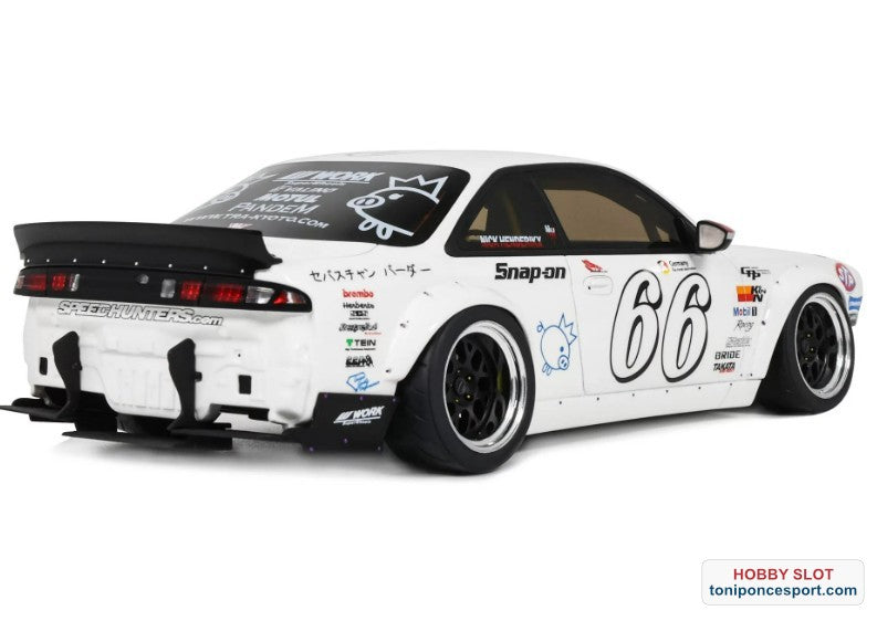 NISSAN SILVIA S14 BOSS ROCKET BUNNY WHITE 2024