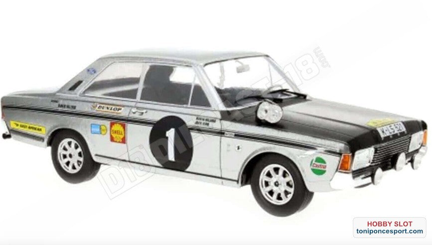 Ford 20M RS (P7b) Nº1 R.Hillyar/J.Aird Rally Safari de África Oriental 1969