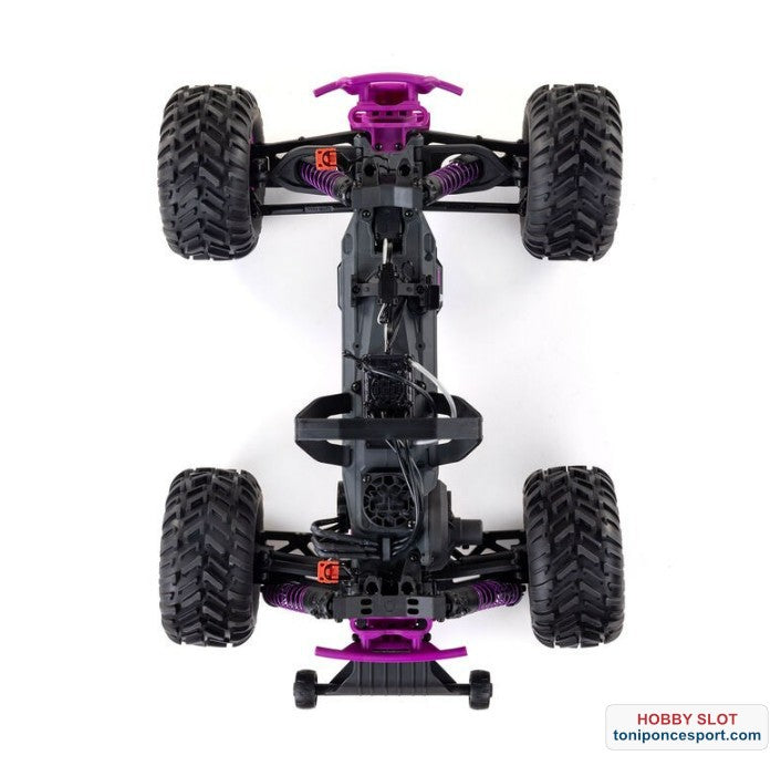 QUAKE 223S DSC 2WD RTR Brushless Monster Truck Purple 1/10