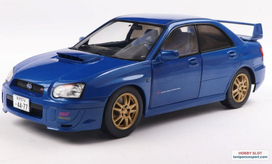SUBARU IMPREZA WRX STI SONIC BLUE 2003