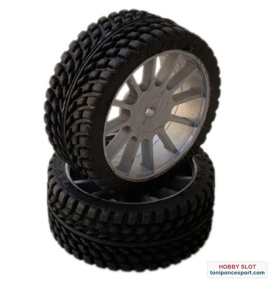 RUEDAS 1/10 RADIAL 26mm SPORT COMPUESTO: BLANDO ( 2 pc.)