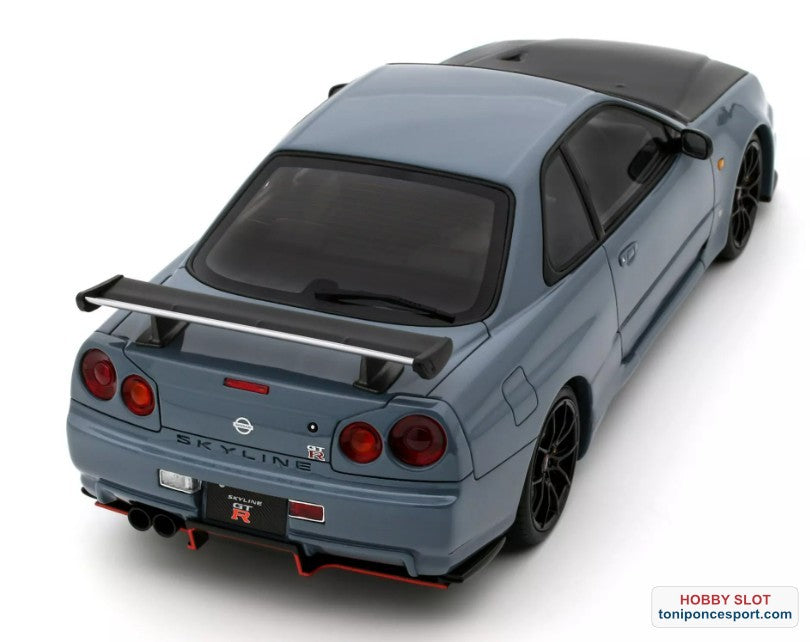 NISSAN SKYLINE GT-R (BNR34) WITH BODY KIT STEALTH GREY 2025