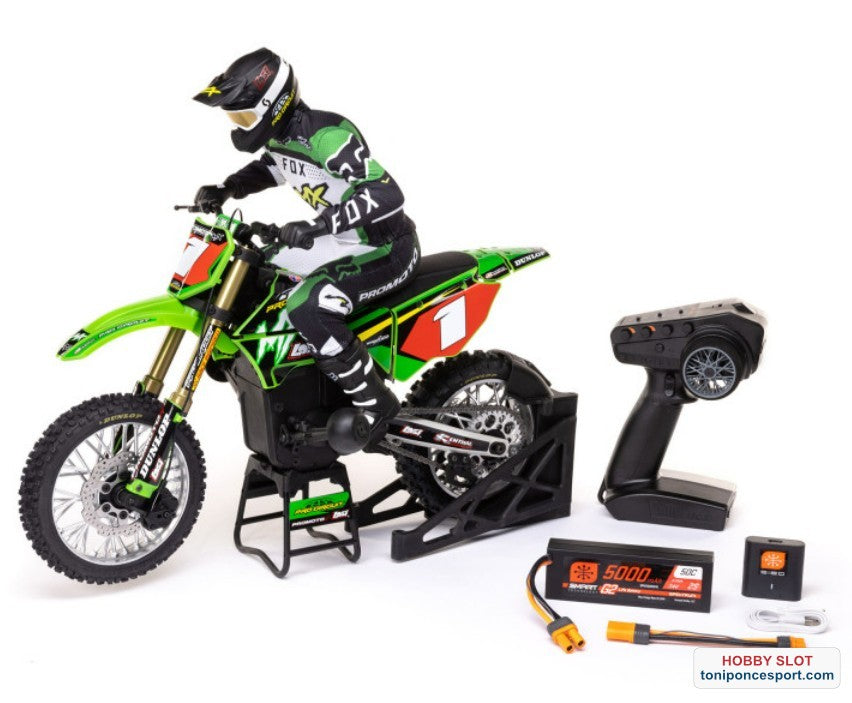 Moto Promoto-MX Pro Circuit 2S RTR Brushless Motorcycle Green