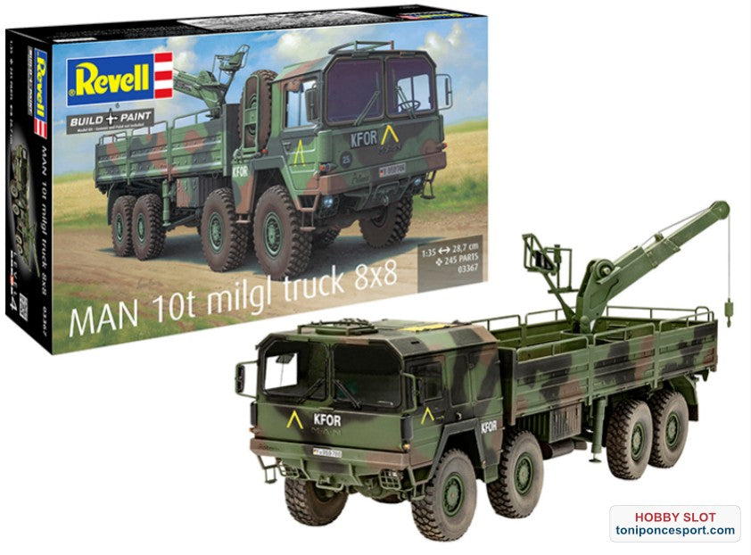 Camión militar MAN 10t milgl truck 8x8 1:35