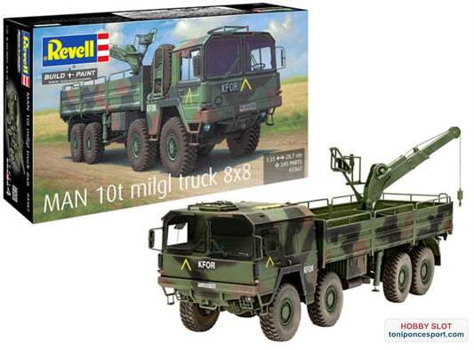 Camión militar MAN 10t milgl truck 8x8 1:35