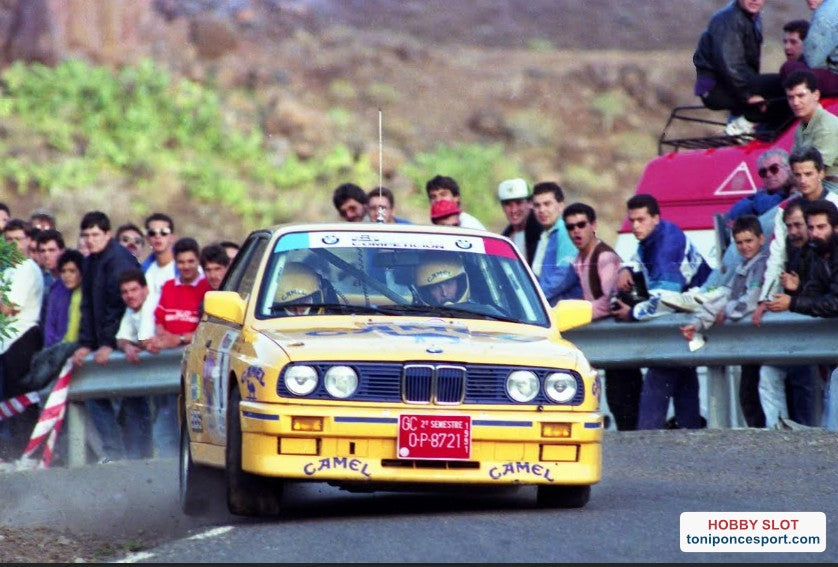 BMW M3 Rally Maspalomas 1991 Toñi Ponce / O. Yanez.