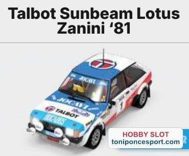 Talbot Sunbeam Lotus - Zanini '81