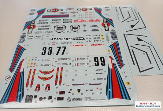 Calca Lancia Delta S4 Martini Racing Team - Montecarlo Rally Monte-Carlo 1986