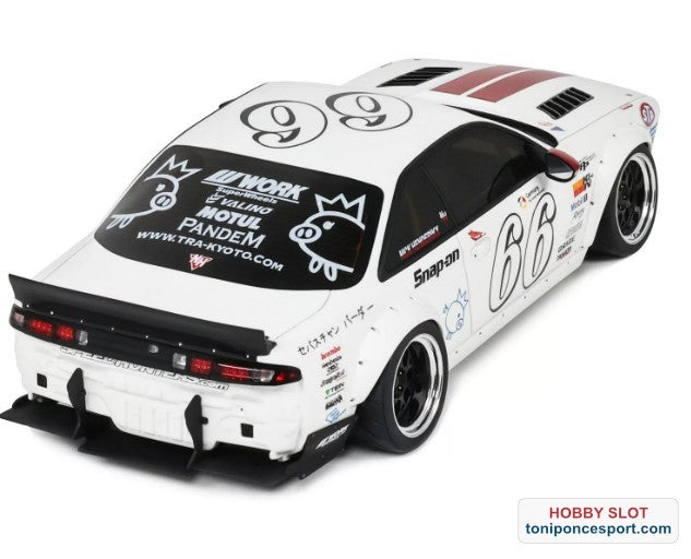 NISSAN SILVIA S14 BOSS ROCKET BUNNY WHITE 2024