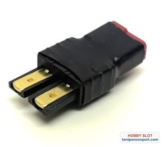 Conector Adapter - T-Plug (F) to Traxxas (M) - Compact Version